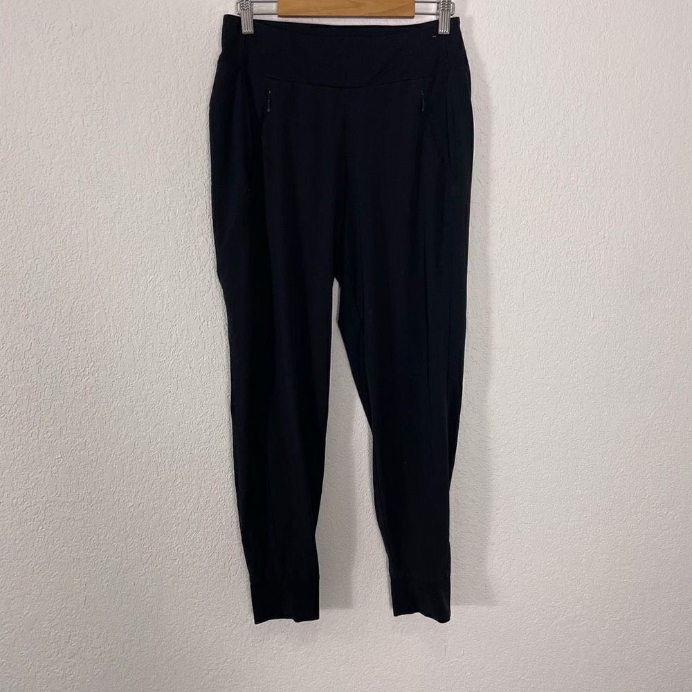 Athleta Black Zipper Pocket Jogger Pants Size 4